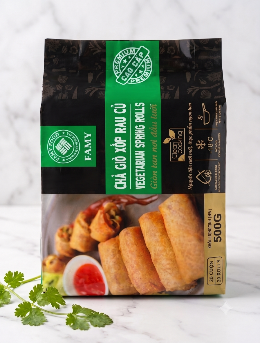 Chả giò xốp rau củ